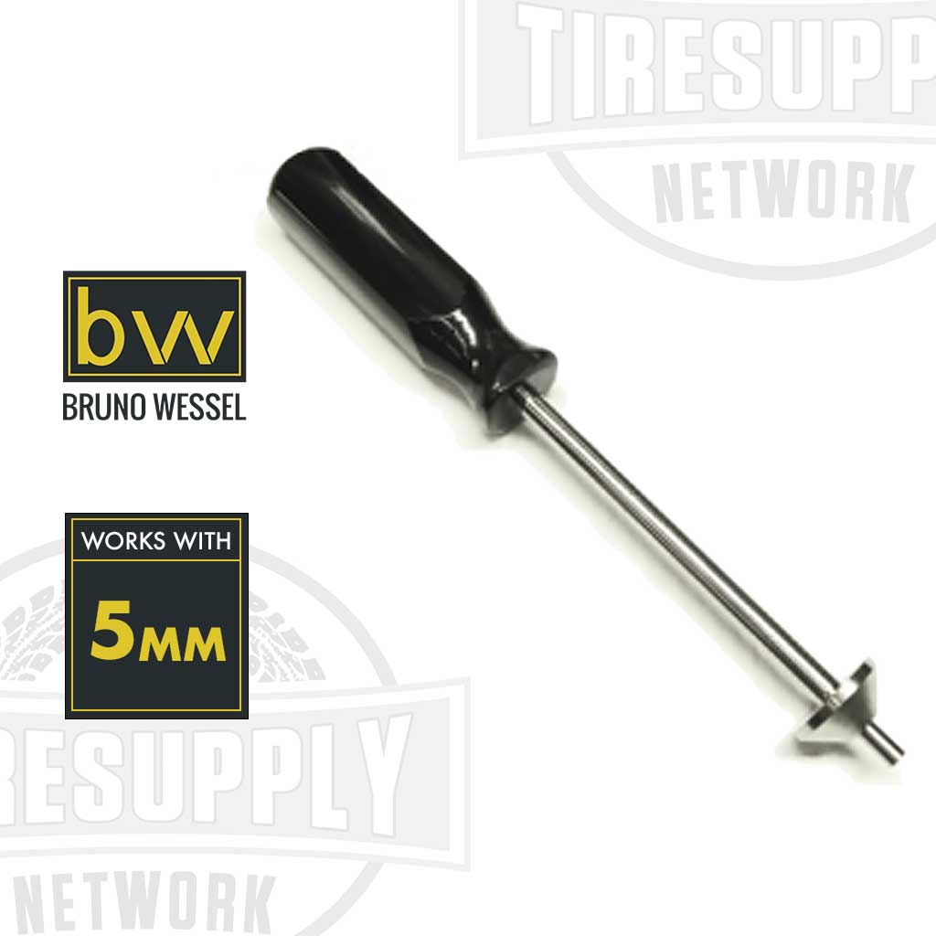 Bruno Wessel SRT-5 Stud Removal Tool with 5mm Tip for Steel Studs TSMI #11 Through TSMI #17