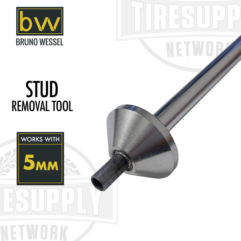 Bruno Wessel | Stud Removal Tool with 5mm Tip for Steel Studs TSMI #11 Through TSMI #17 (SRT-5)