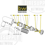 Bruno Wessel | TSIT-8, TSIT-9, TSIT-11 - Stud Gun Large Repair Kit (0382)