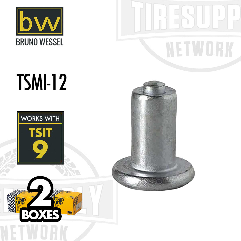 Bruno Wessel TSMI #12 | Road Grip Steel Passenger and Light Truck Tire Studs