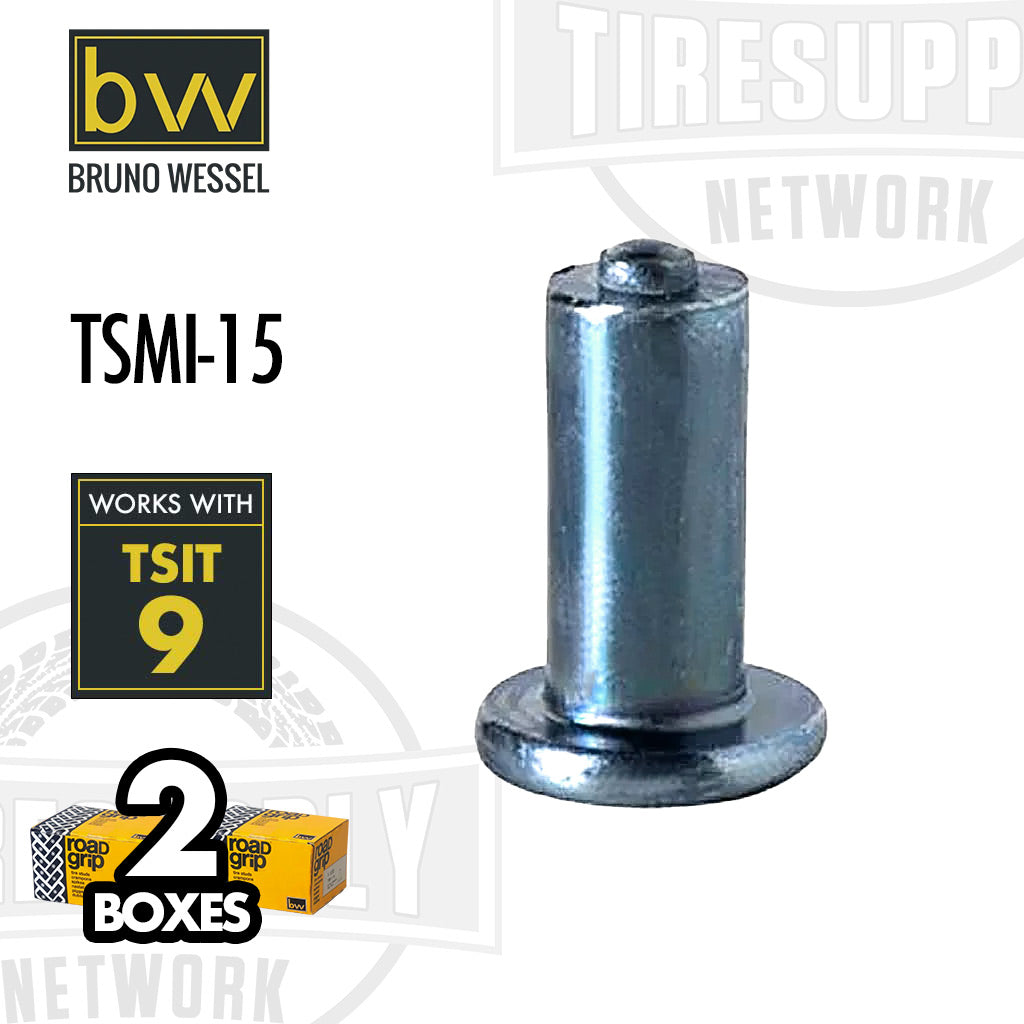 Bruno Wessel TSMI #15 Road Grip Steel Passenger and Light Truck Tire Studs