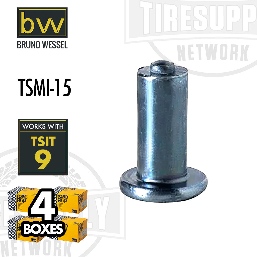 Bruno Wessel TSMI #15 Road Grip Steel Passenger and Light Truck Tire Studs
