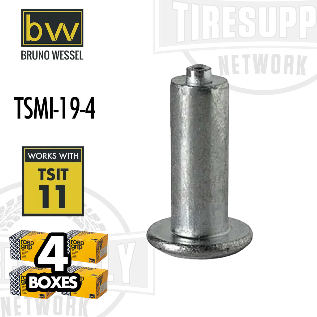 Bruno Wessel | TSMI #19 Road Grip Steel Truck Tire Studs (TSMI-19)