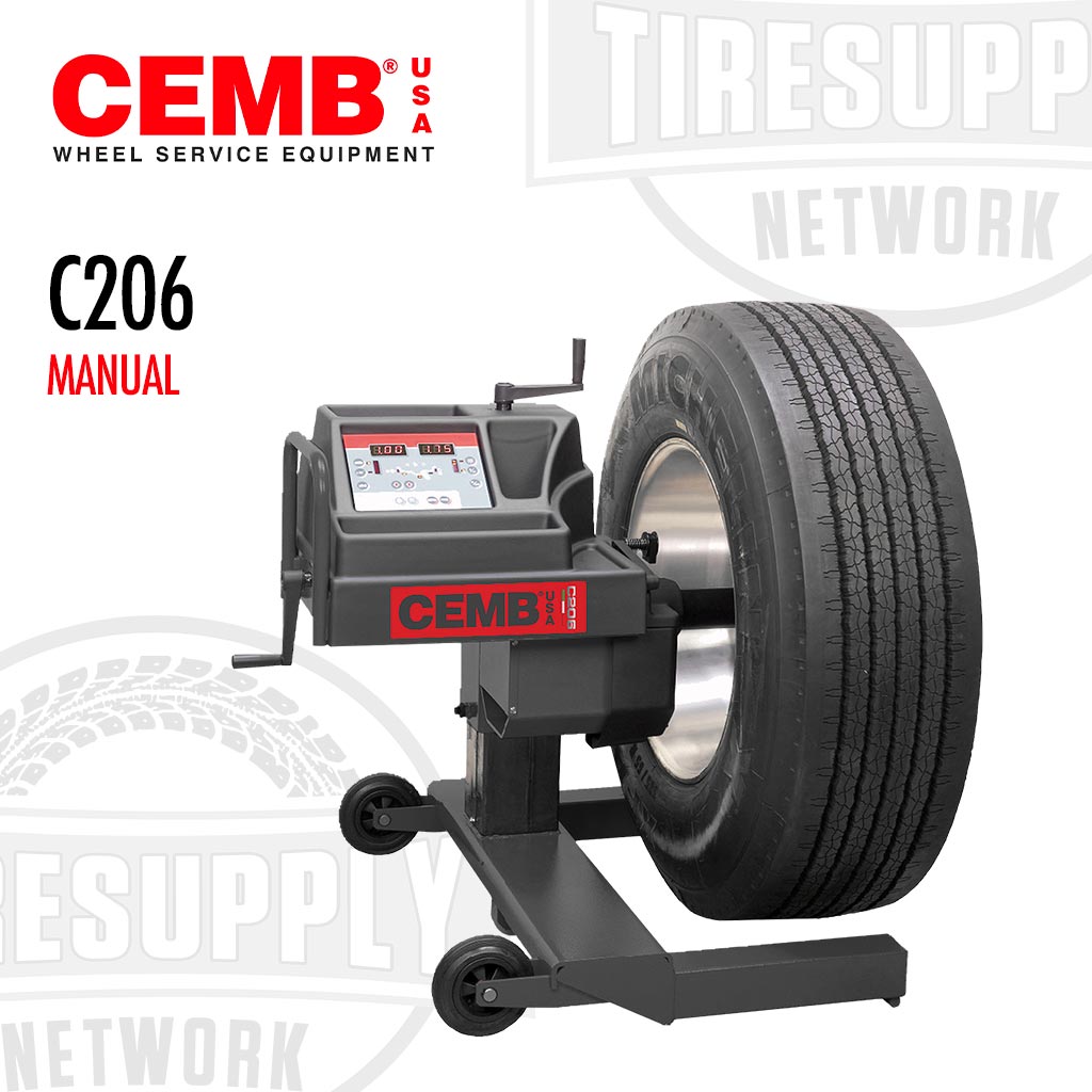 CEMB | Heavy Duty Portable Digital Truck and Bus Wheel Balancer - Manual (C206)