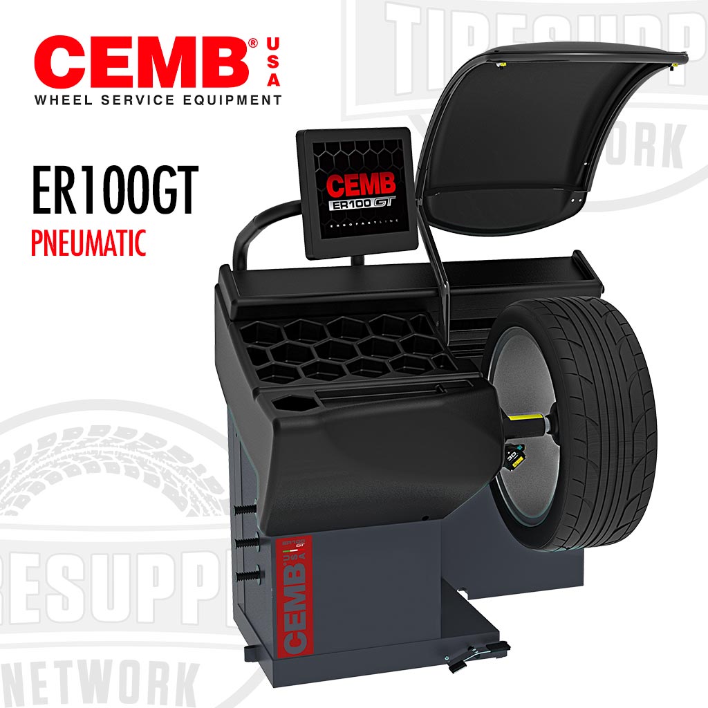 CEMB | Diagnostic RFV Automatic OPB Wheel Balancer - Pneumatic (ER100GT) HubMatch®