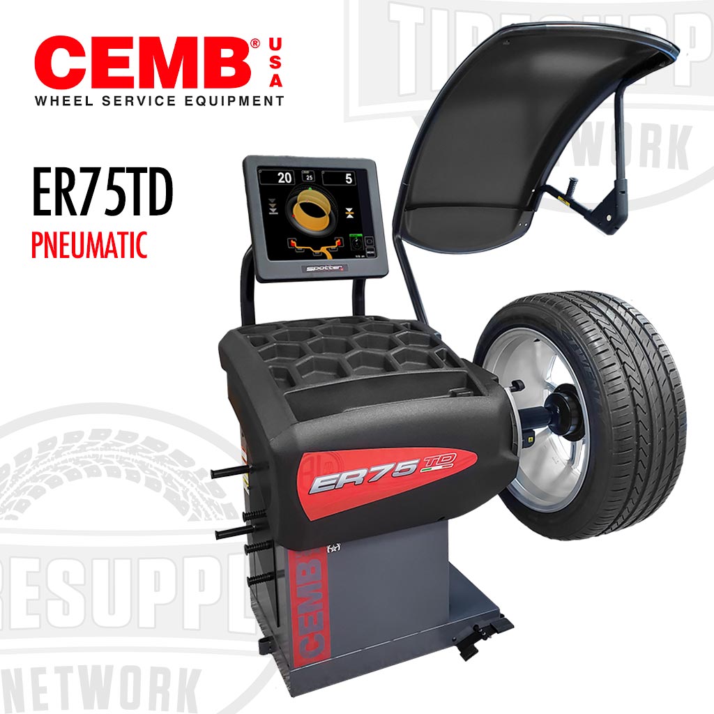 CEMB | Diagnostic RFV Dynamic AutoAdaptive OPB Wheel Balancer - Pneumatic (ER75TD) HubMatch®