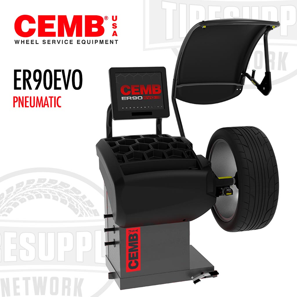 CEMB | Diagnostic RFV Fully Automatic OPB Wheel Balancer - Pneumatic (ER90EVO)