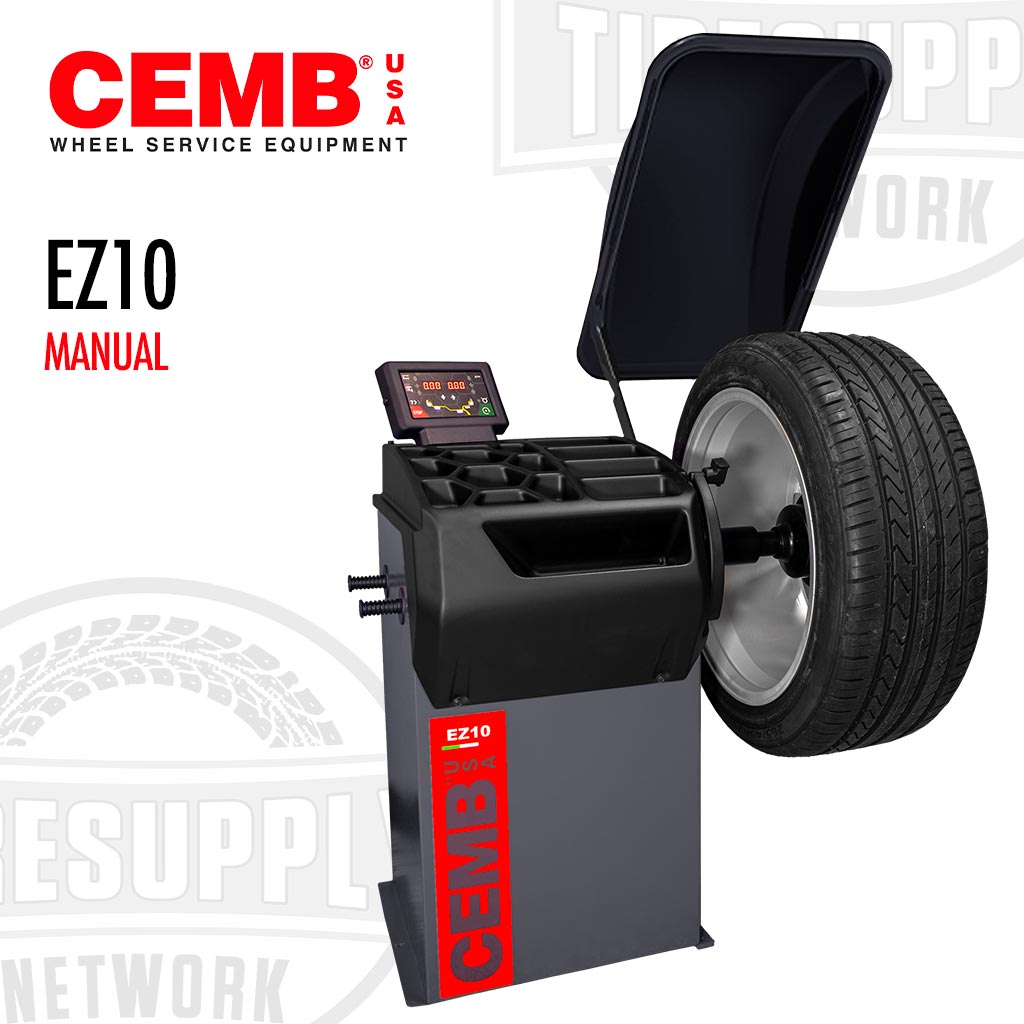CEMB | Space Saving 3D Data Entry Wheel Balancer - Manual (EZ10)