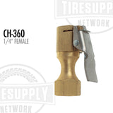 European-Style Clip-On 1/4″ Female Air Chuck (CH-360)