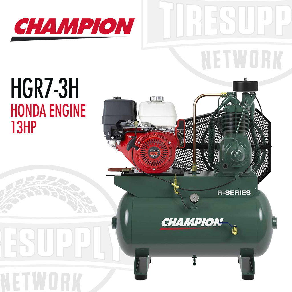 Champion | HGR7-3H Gas-Driven 13HP Air Compressor with Honda Engine (CAERSB)