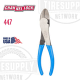 Channellock | 7.75" Curved Diagonal Cutting Plier Lap Joint (447G)