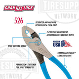 Channellock | 6.5″ Pliers Slip Joint Pliers (526)