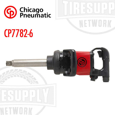 Chicago Pneumatic 1" drive impact wrench, red and black color, model CP7782-6.