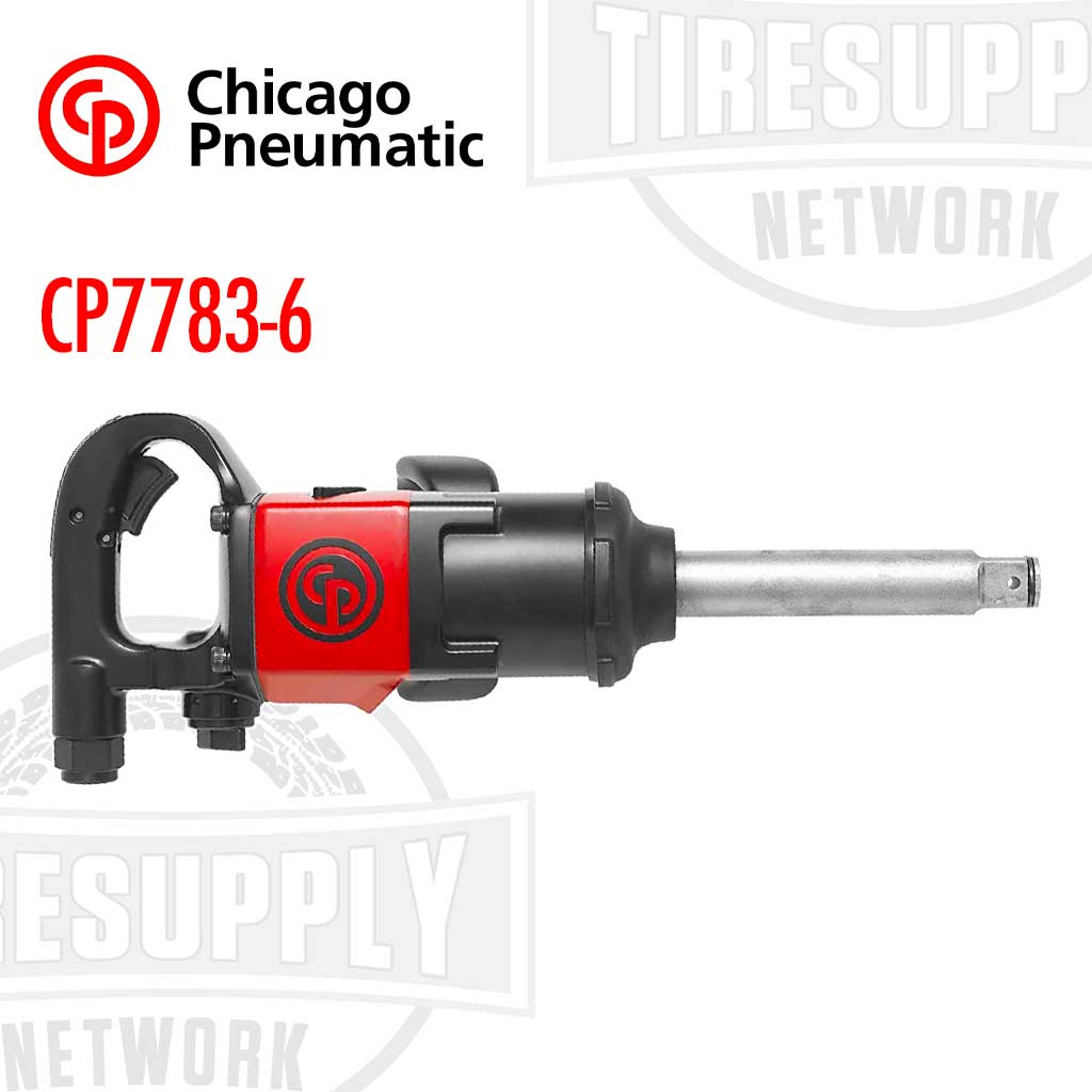 Chicago Pneumatic | 1" Drive Ultra-Lightweight High-Torque Impact Wrench w/ Extended Anvil (CP7783-6)