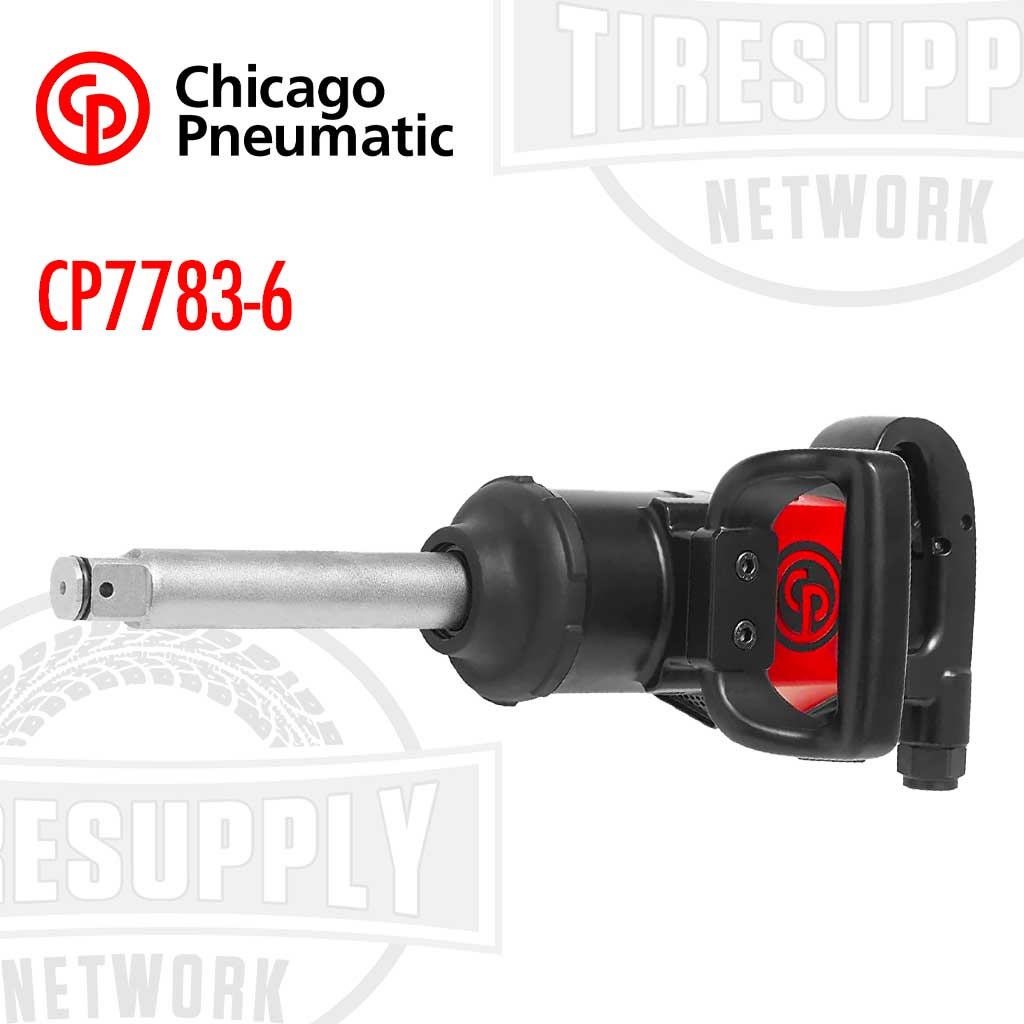Chicago Pneumatic | 1" Drive Ultra-Lightweight High-Torque Impact Wrench w/ Extended Anvil (CP7783-6)
