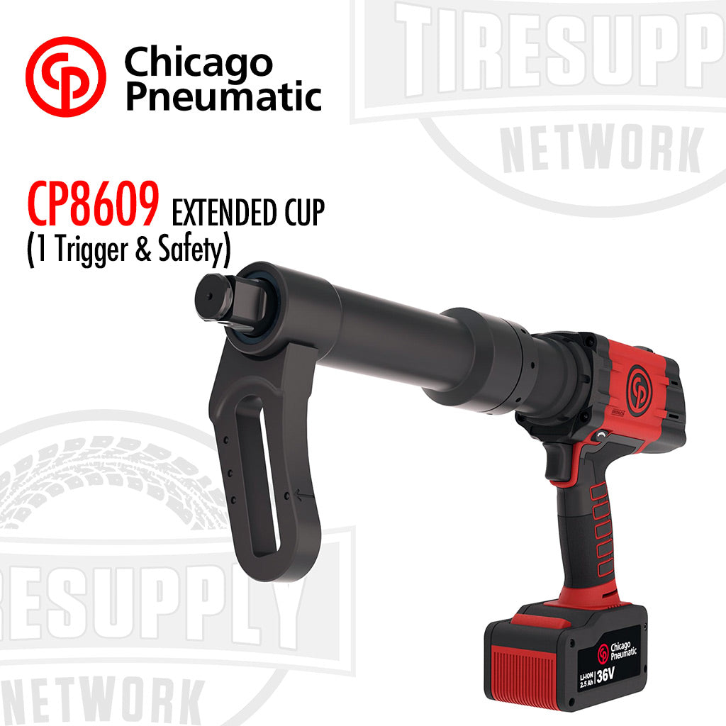 Chicago Pneumatic | 1" Battery Torque Wrench 36V 2.5AH - Extended Cup 1 Trigger & Safety (CP8609*)