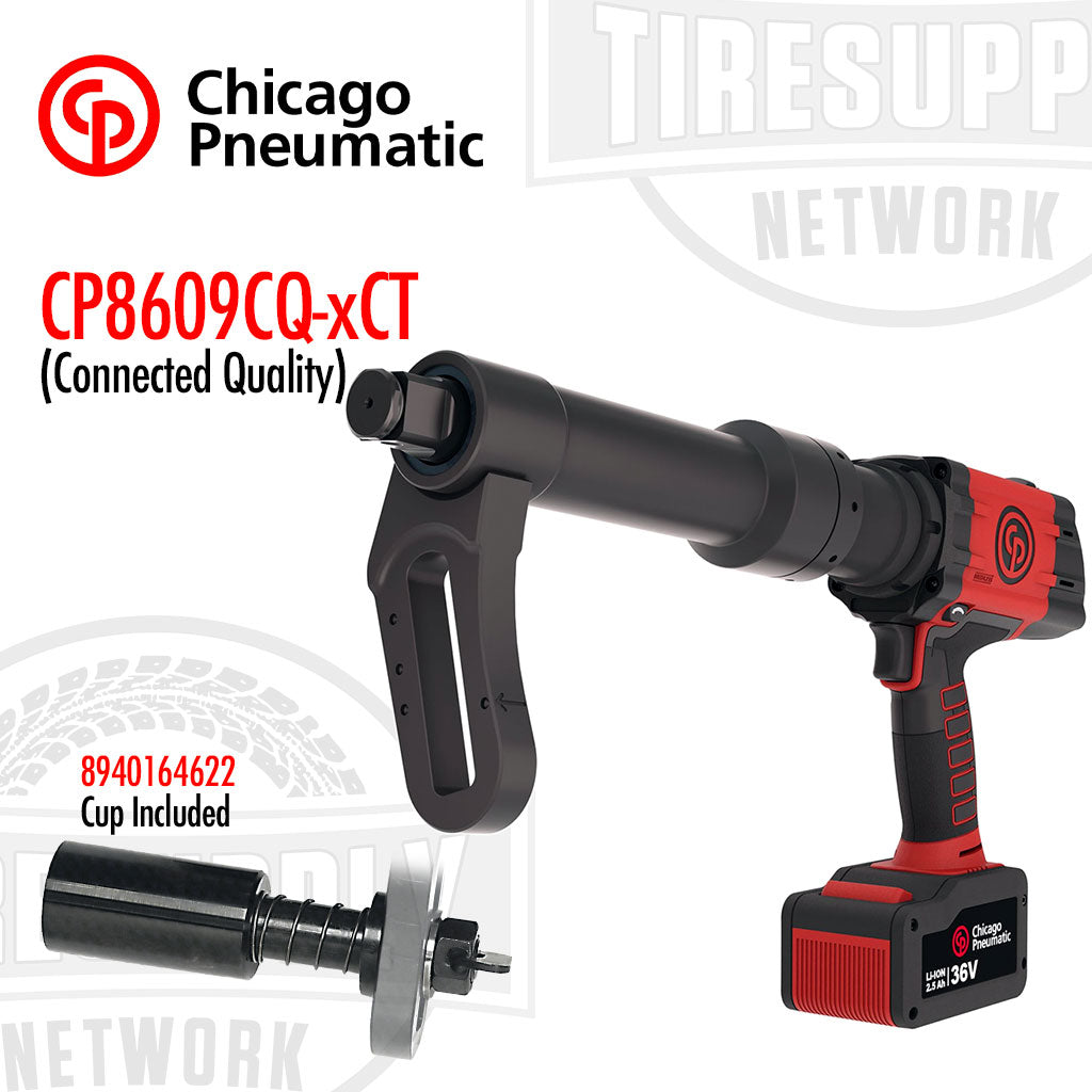 Chicago Pneumatic | 1&quot; Battery Torque Wrench 36V 2.5AH - Extended Cup 1 Trigger (CP8609*)