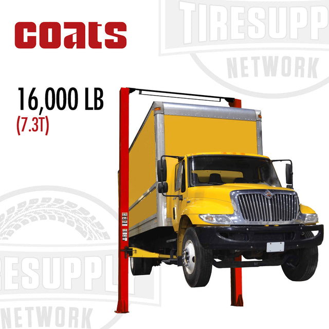 Coats 16,000 lb 7.3T 2 post lift