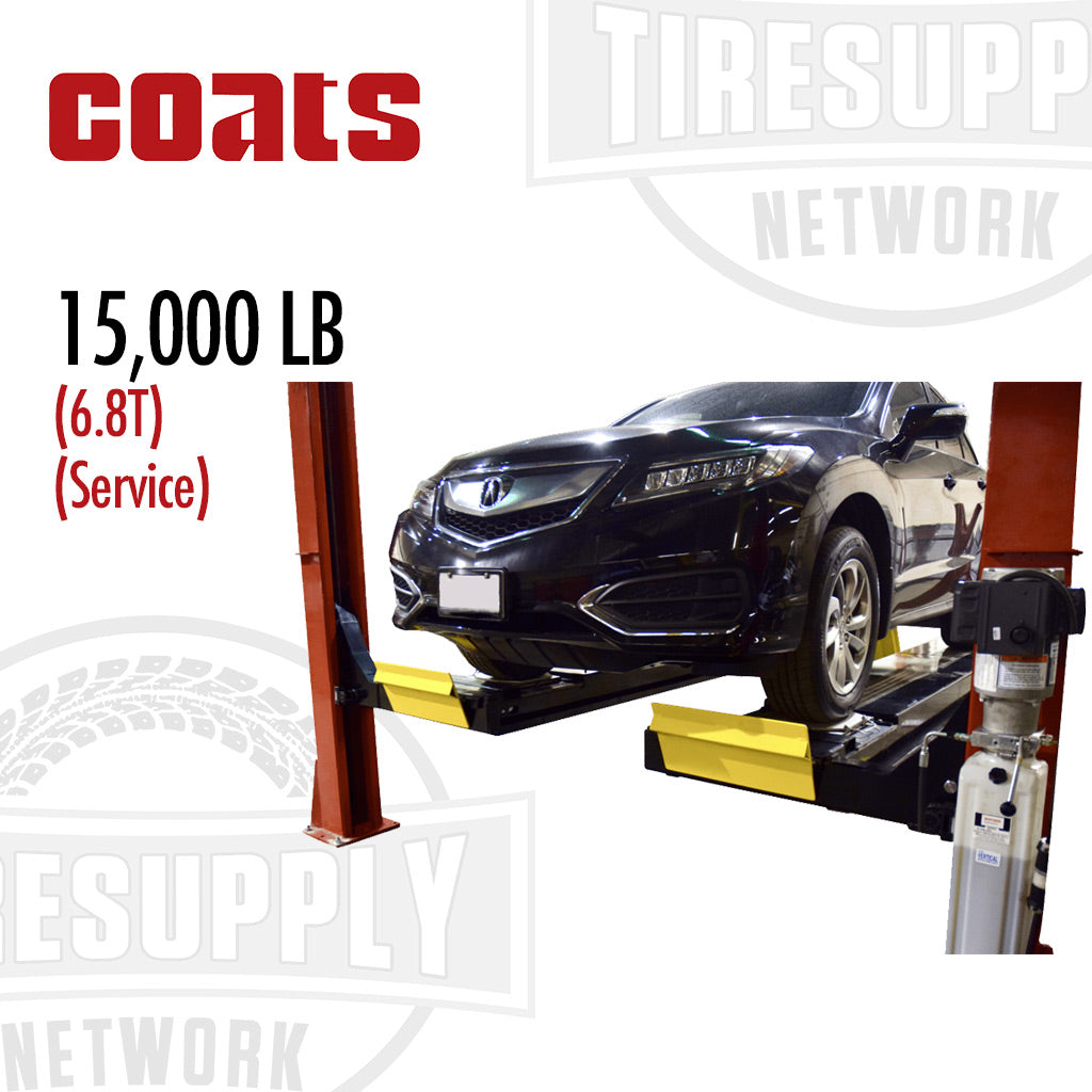 Coats | Four Post Service Lift 15,000 lb / 6.8T Capacity - Red (4T415*)