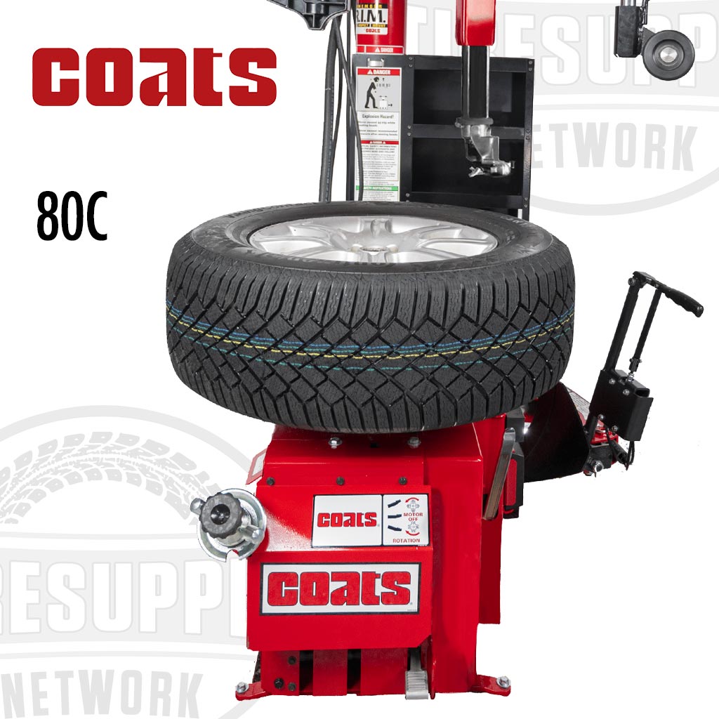 Coats | 80C Center Clamp Tire Changer with Robo-Arm Helper Device | Electric or Air Motor (80080C*)