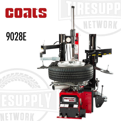 Coats 9028E | Tilt-Back Rim Clamp Tire Changer with Robo-Arm Helper Device
