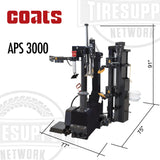 Coats | APS 3000 Leverless Tilt-Back Tire Changer with Auto-Retracting Robo-Arm Helper Device (800APS3000)