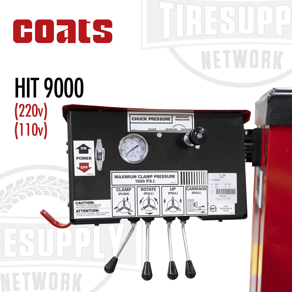 Coats | HIT 9000 Heavy Duty Tire Changer with Independent Hook & Roller -  Electric (HIT9000*)