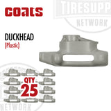 Coats 184410 | Plastic Duckhead Mount Heads for Nylon Duckhead - Qty 25