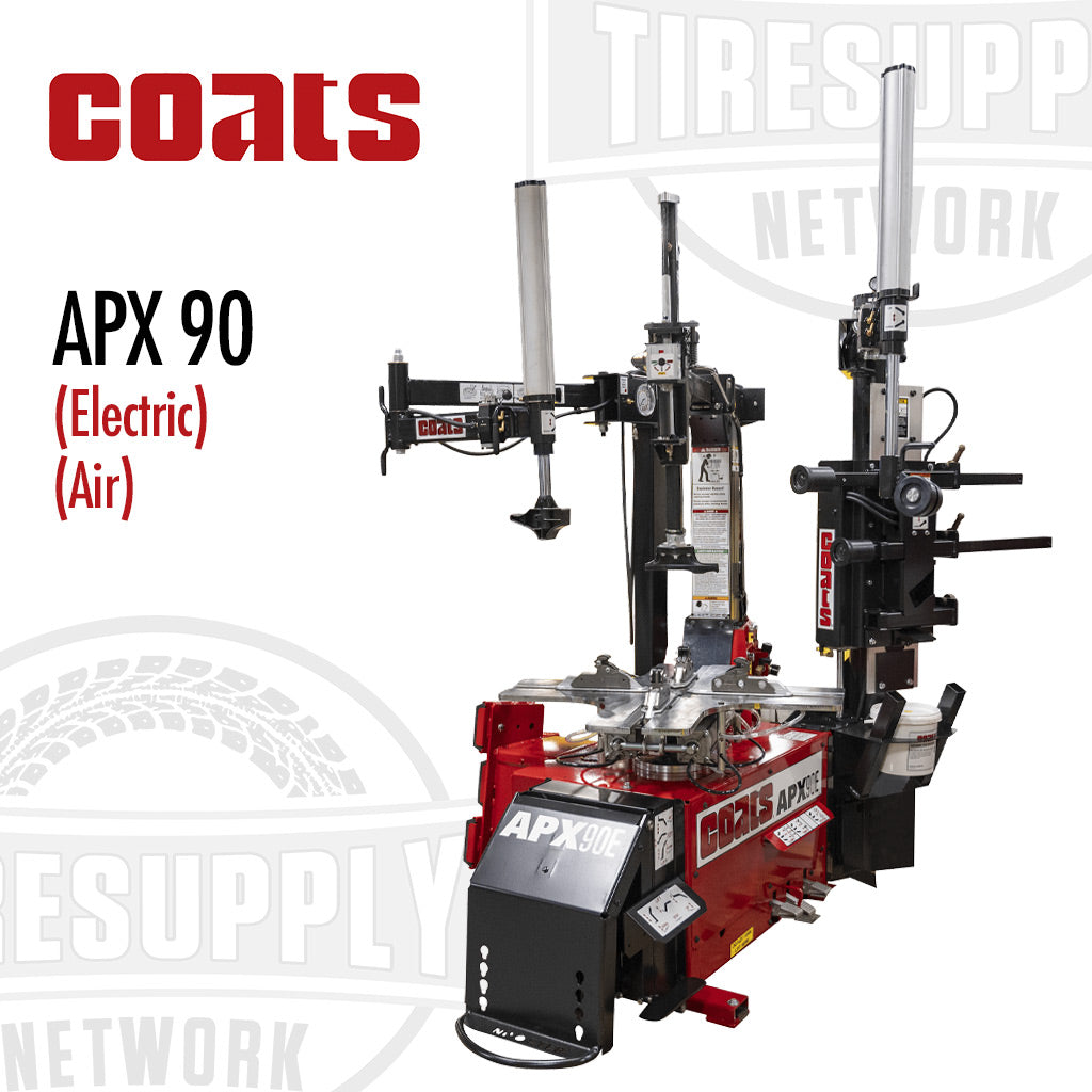 Coats APC 90 Rim Clamp Tire Changer with Robo-Arm & Robo-Roller Tool - Electric or Air Motor. 