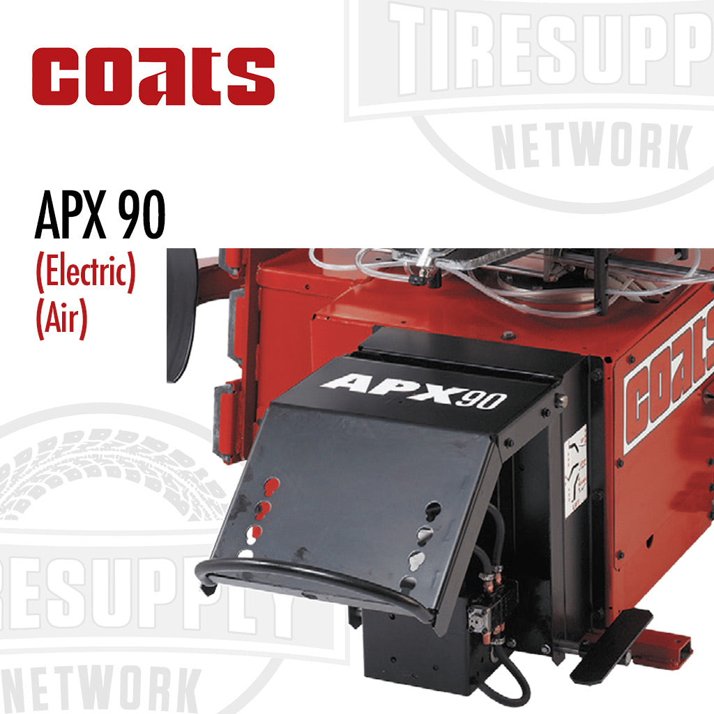 Coats 85000222 APX 90 Built-In Wheel Lift: The integrated wheel lift raises heavy assemblies to tabletop height, reducing operator effort, muscle strain, and the risk of wheel damage while improving control.
