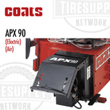 Coats 85000222 APX 90 Built-In Wheel Lift: The integrated wheel lift raises heavy assemblies to tabletop height, reducing operator effort, muscle strain, and the risk of wheel damage while improving control.