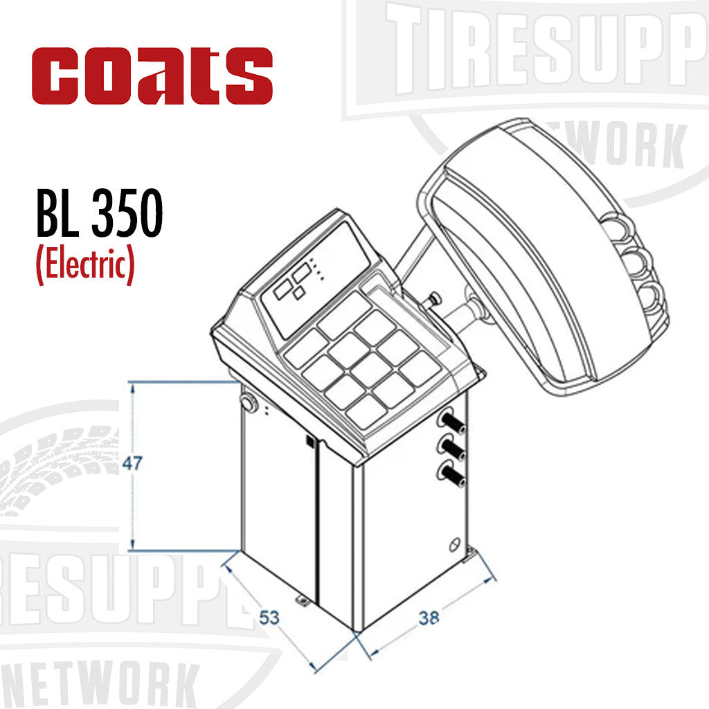 Coats | Baseline BL350 Entry-Level Wheel Balancer - Electric (BL350)