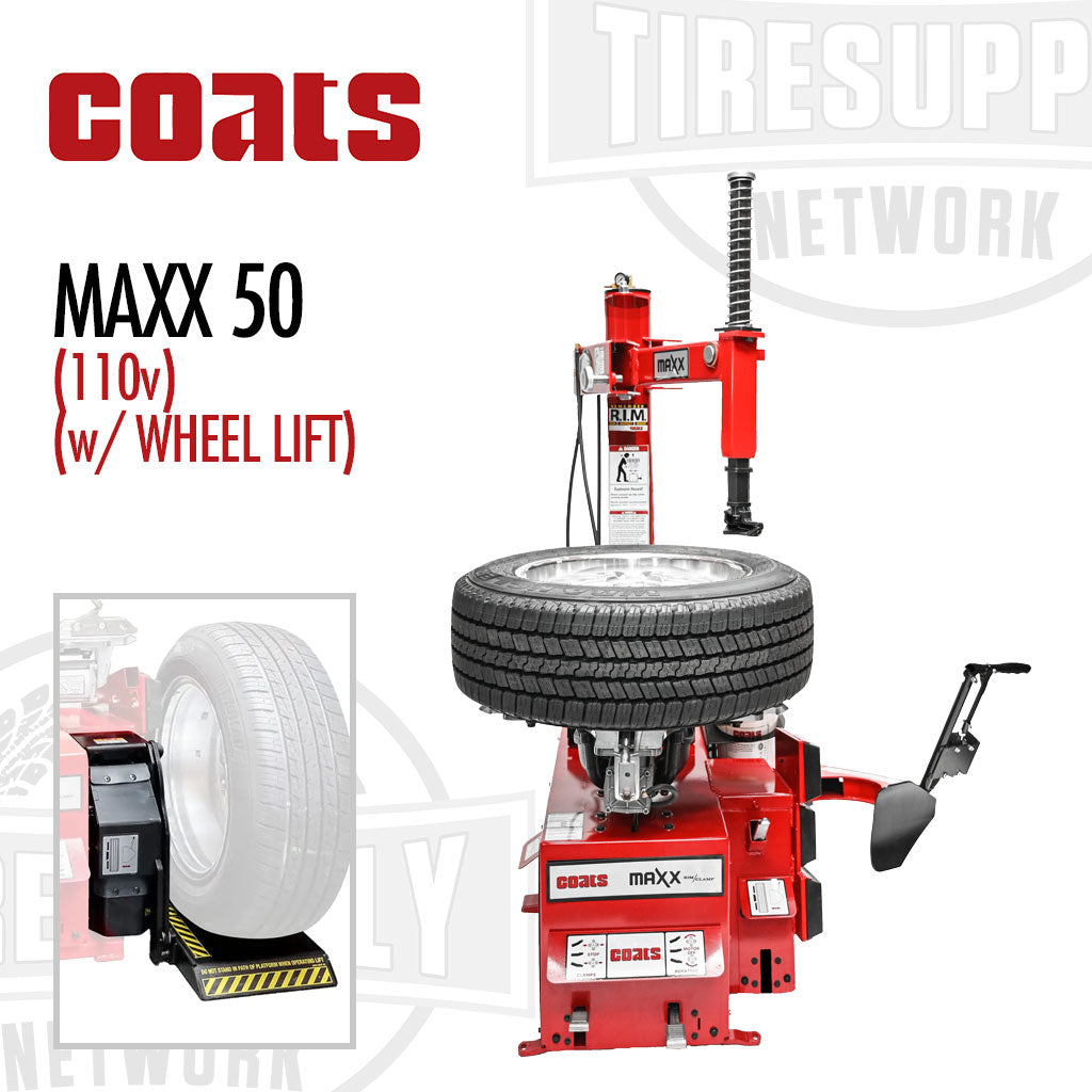 Coats | MAXX 50 Rim Clamp Tire Changer - Electric or Air Motor (MAXX50*)