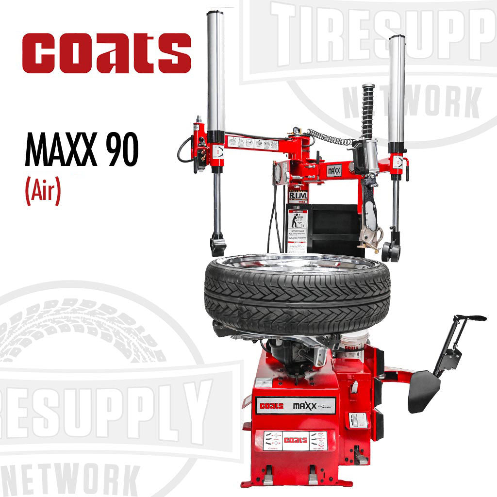 Coats | MAXX 90 Rim Clamp Tire Changer with Leverless Tool Head & Helper Arms - 220V or Air Motor (MAXX90*)