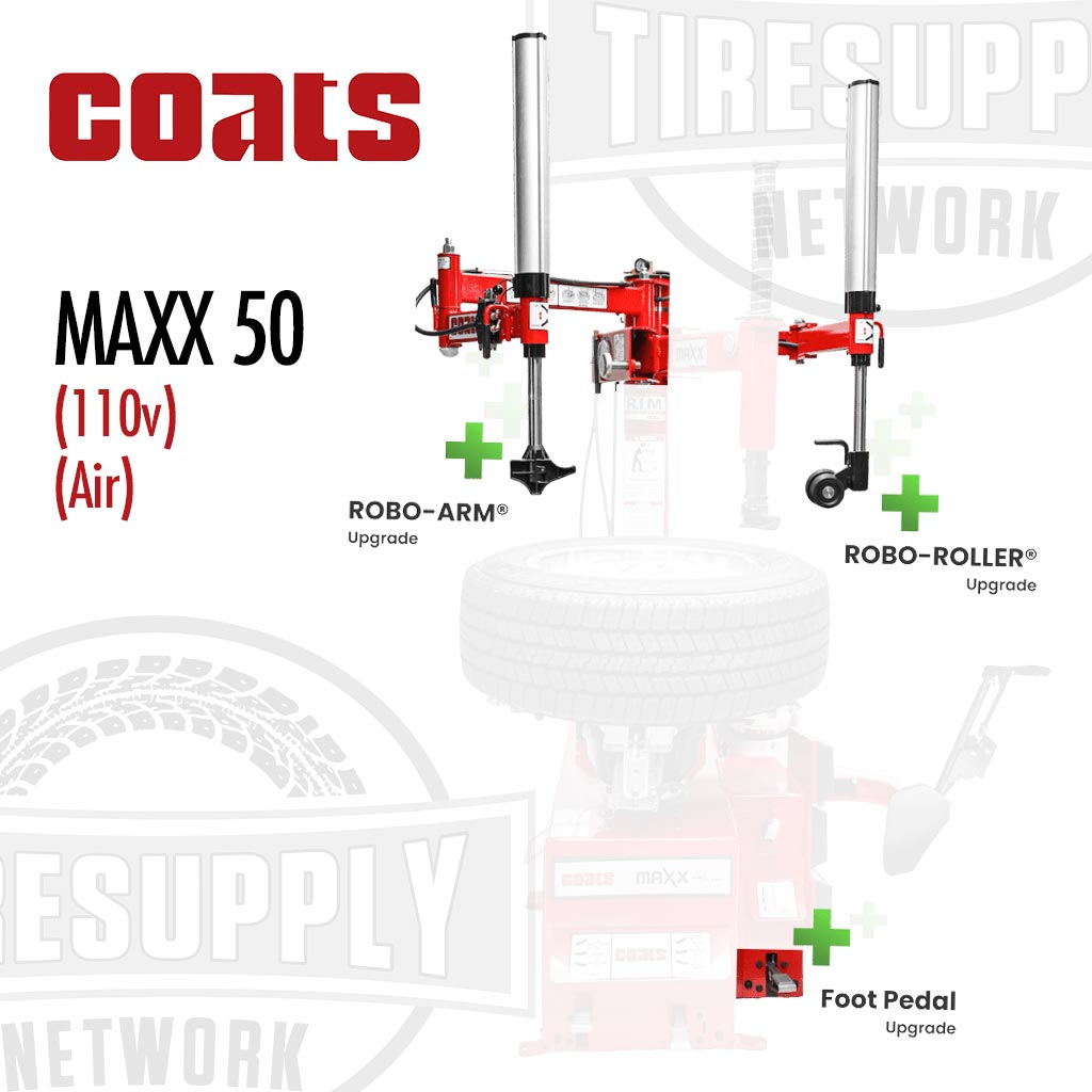 Coats | MAXX 50 Rim Clamp Tire Changer - Electric or Air Motor (MAXX50*)