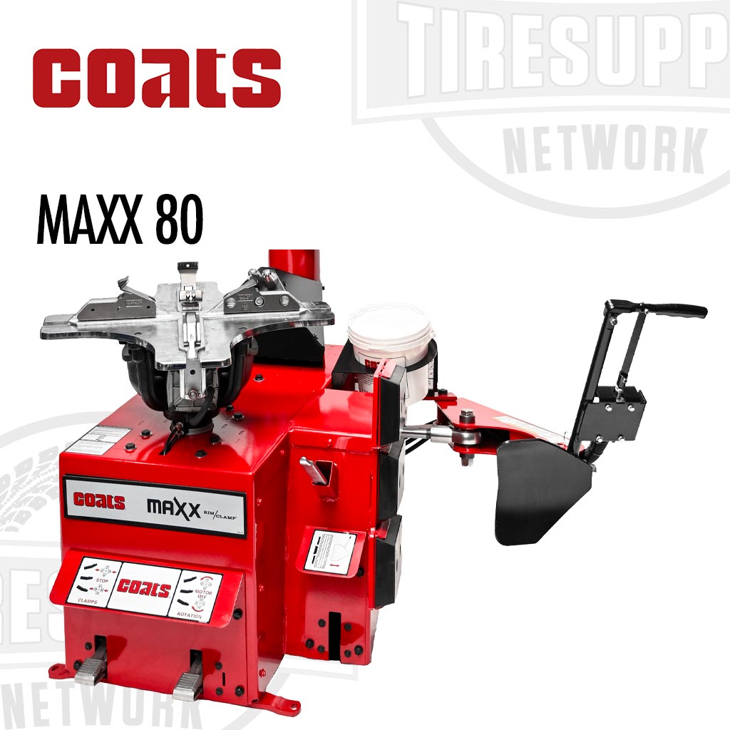 Coats | MAXX 80 Rim Clamp Tire Changer with Robo-Arm &amp; Robo-Roller Tool -  Electric or Air Motor (MAXX80*)