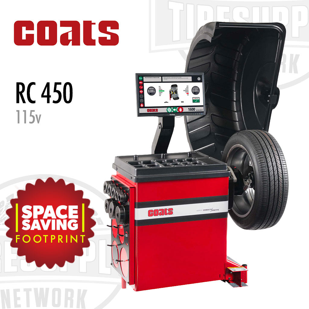 Coats RC 450 | Compact Space-Saver Wheel Balancer with Digital Display