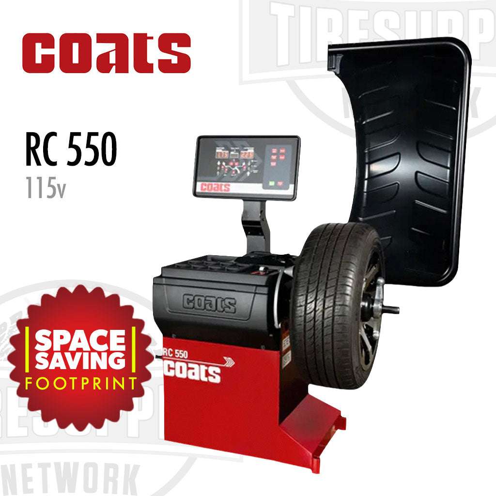 Coats RC 550 | Compact Space-Saver Wheel Balancer with Digital Display