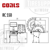 Coats RC 550 | Compact Space-Saver Wheel Balancer with Digital Display