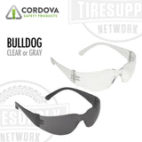 Cordova Safety Products | Bulldog Safety Glasses - Choose Color