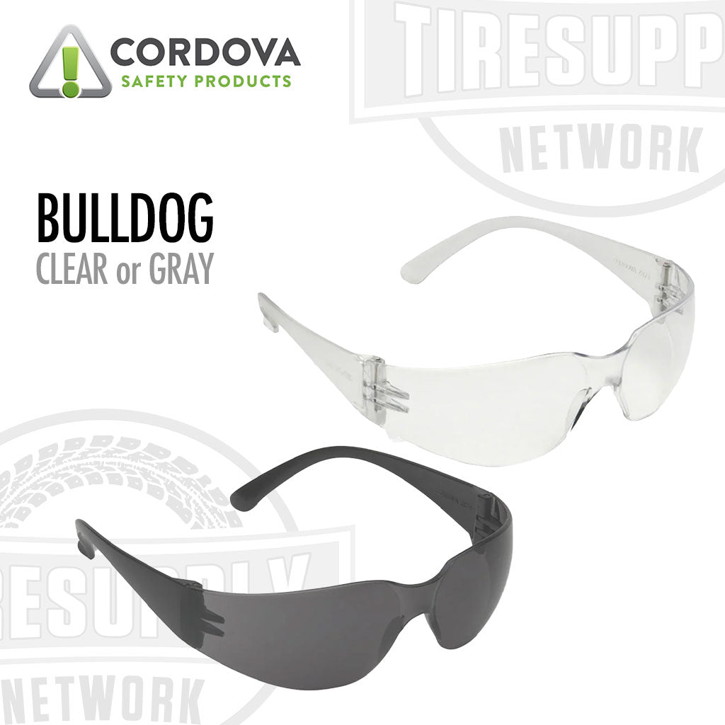 Cordova Safety Products | Bulldog Safety Glasses - Choose Color