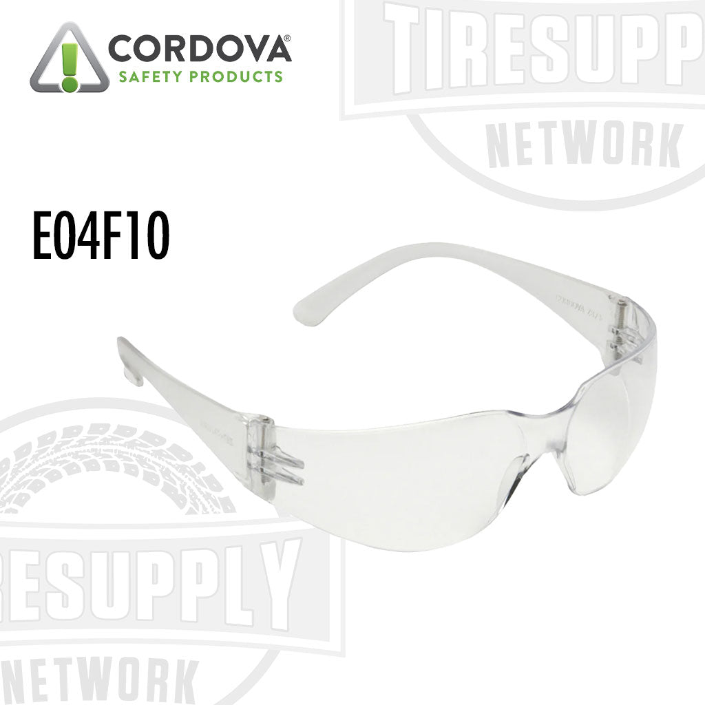 Cordova Safety Products | Bulldog-Lite Uncoated Clear Safety Glasses (E04F10)