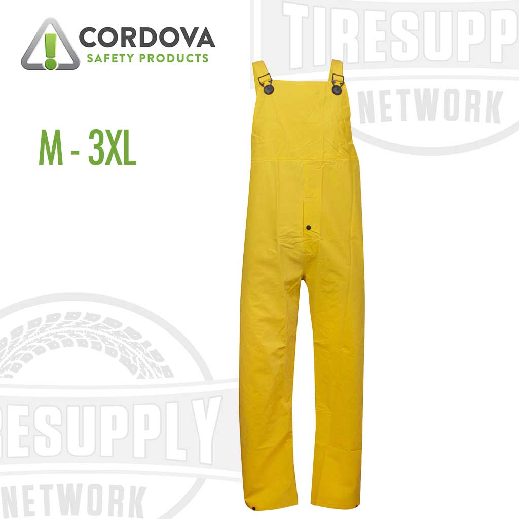 Cordova Safety Products RS353Y StormFront-HV 3-Piece Yellow Rain Suit - Choose Size