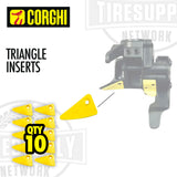 Corghi | Triangle Plastic Inserts - Single or Qty 10 Pack (4-106611A)
