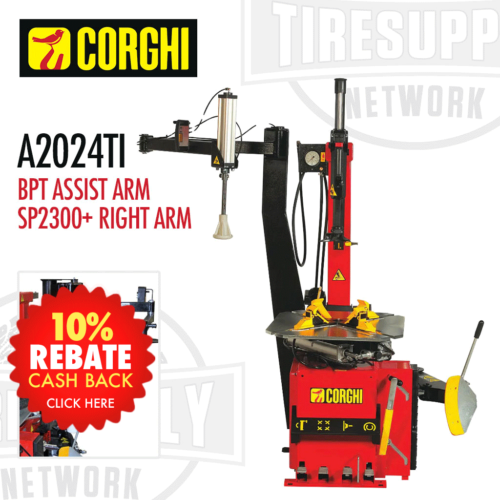 Corghi | Tilt-Back Tire Changer - Choose Electric or Air Motor (A2024T ...