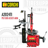 For Corghi Models A9220, A9824, A2024, A2030
Pneumatic bead breaker ideal for extra low profile, run flat and PAX wheels 
Fully pneumatic operation 
For installation directly on the tire changer