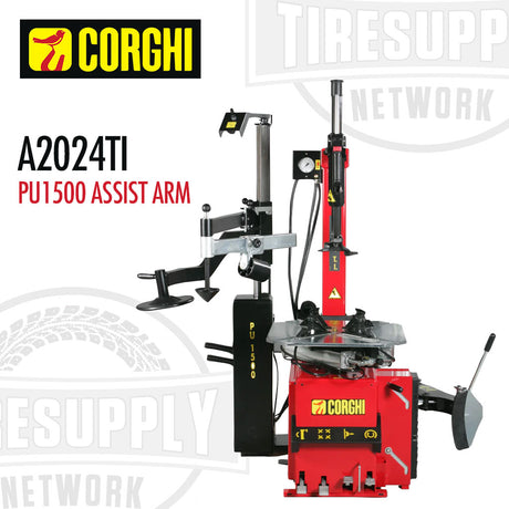 For Corghi Models A9220, A9824, A2024, A2030
Pneumatic bead breaker ideal for extra low profile, run flat and PAX wheels 
Fully pneumatic operation 
For installation directly on the tire changer