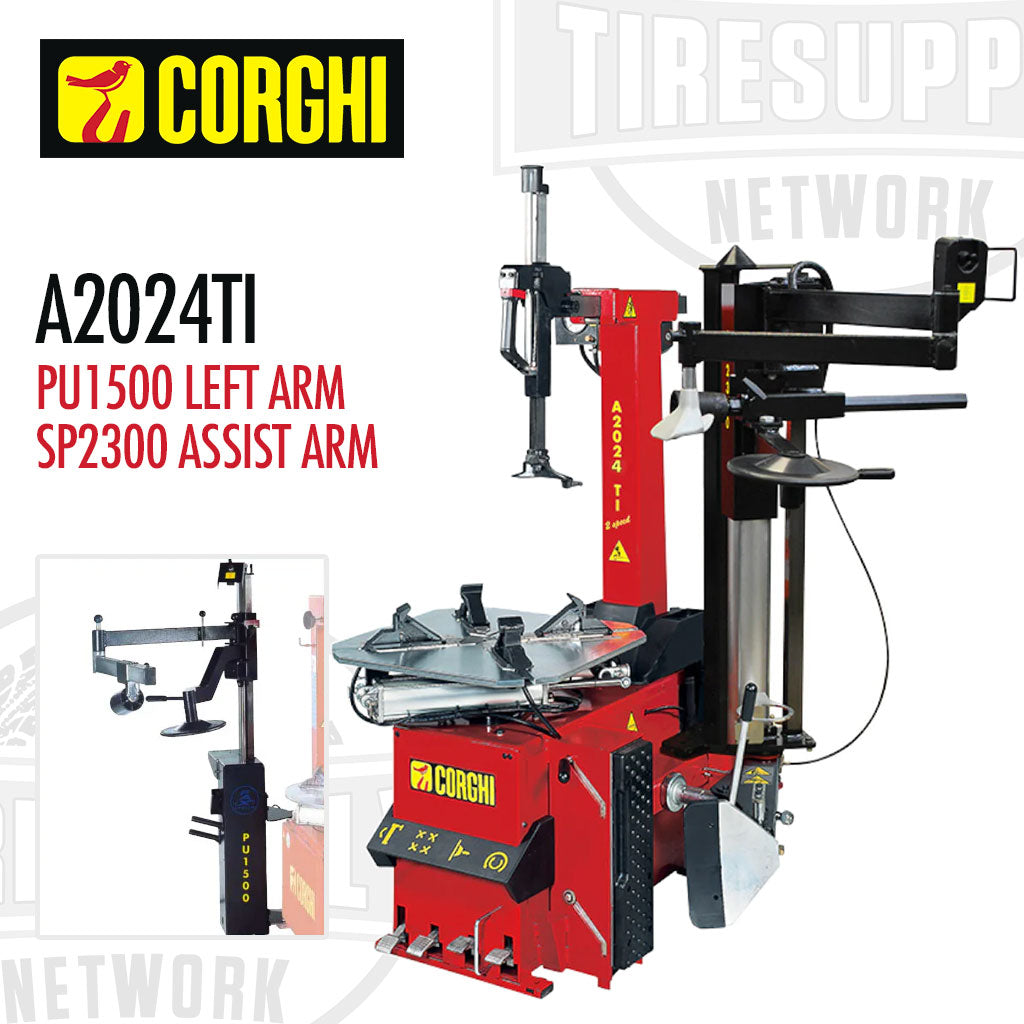 Corghi | Tilt-Back Tire Changer - Choose Electric or Air Motor (A2024TI)