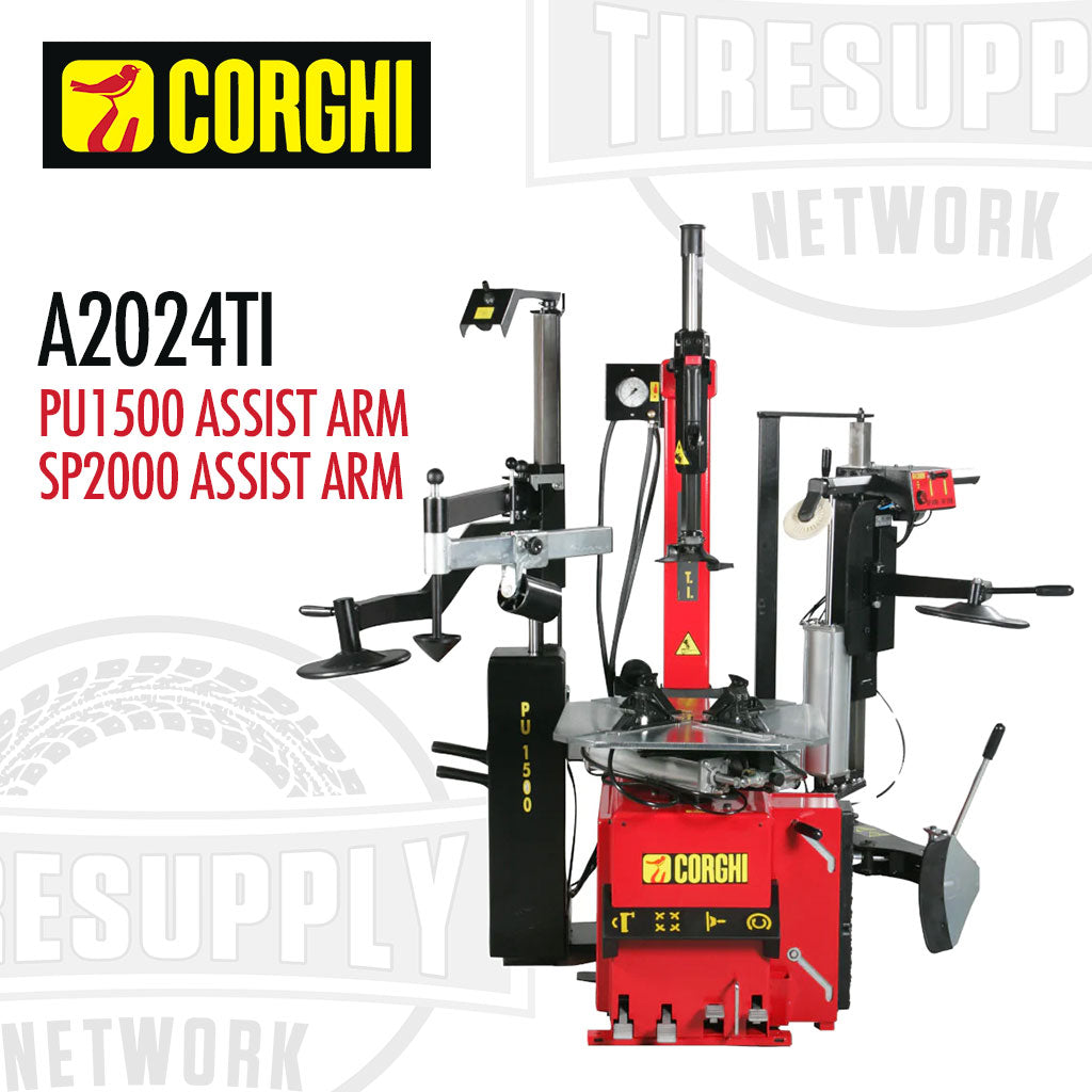 Corghi A2024TI | Tilt-Back Tire Changer - Choose Electric or Air