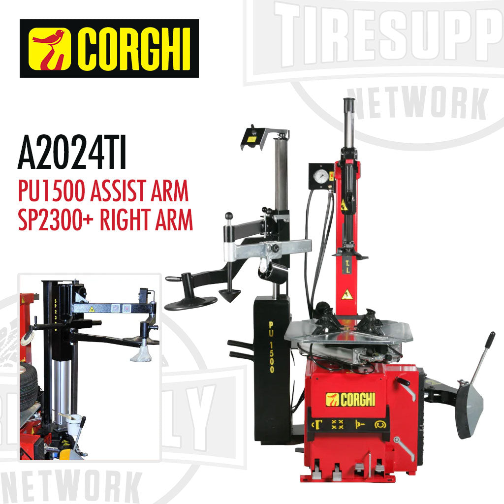 Corghi | Tilt-Back Tire Changer - Choose Electric or Air Motor (A2024TI)